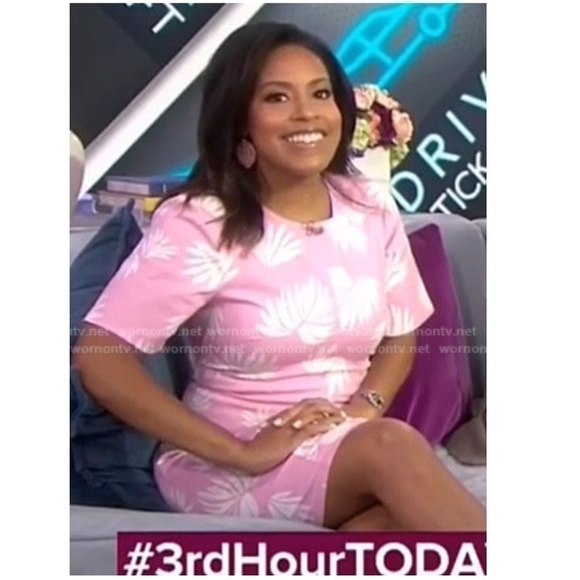 CINQ À SEPT Phoenix Madison Dress in Pink Size US 10 - Picture 3 of 7